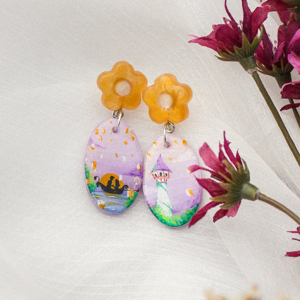 PREORDER Tangled Rapunzel Inspired Fairytale Dangles