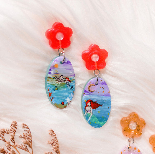Little Mermaid Inspired Fairytale Dangles