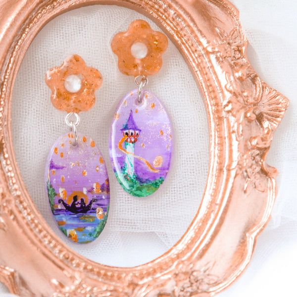 Tangled Rapunzel Inspired Fairytale Dangles