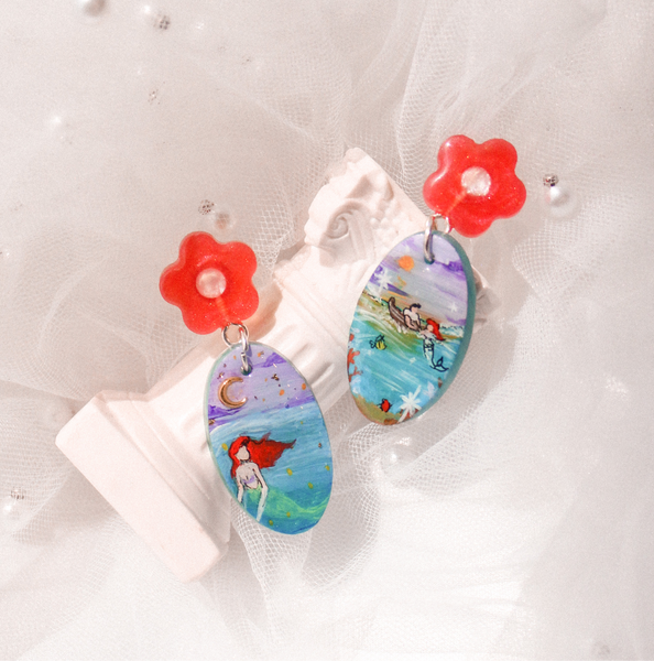 Little Mermaid Inspired Fairytale Dangles