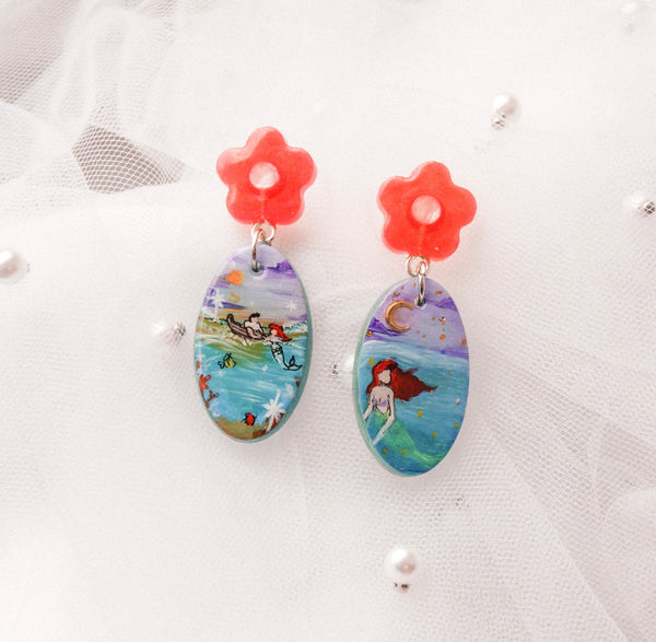 Little Mermaid Inspired Fairytale Dangles