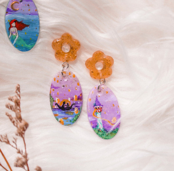 Tangled Rapunzel Inspired Fairytale Dangles